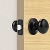 image:imageProbrico Privacy Door Knobs Black Round Ball Door Knobs Interior Door Knobs Bedroom Bathroom Door knobs Locking Door Knob Without Key 10 PackBlack