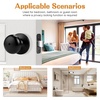 image:imageProbrico Privacy Door Knobs Black Round Ball Door Knobs Interior Door Knobs Bedroom Bathroom Door knobs Locking Door Knob Without Key 10 PackBlack
