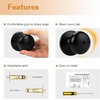 image:imageProbrico Privacy Door Knobs Black Round Ball Door Knobs Interior Door Knobs Bedroom Bathroom Door knobs Locking Door Knob Without Key 10 PackBlack