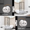 image:imageProbrico Privacy Door Knobs Black Round Ball Door Knobs Interior Door Knobs Bedroom Bathroom Door knobs Locking Door Knob Without Key 10 PackBrushed Nickel