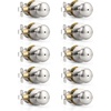 image:imageProbrico Privacy Door Knobs Black Round Ball Door Knobs Interior Door Knobs Bedroom Bathroom Door knobs Locking Door Knob Without Key 10 PackBrushed Nickel