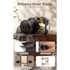 image:imageProbrico Privacy Door Knobs Black Round Ball Door Knobs Interior Door Knobs Bedroom Bathroom Door knobs Locking Door Knob Without Key 10 PackOil Rubbed Bronze