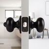 image:imageProbrico Privacy Door Knobs Black Round Ball Door Knobs Interior Door Knobs Bedroom Bathroom Door knobs Locking Door Knob Without Key 10 PackOil Rubbed Bronze