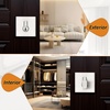 image:imageProbrico Satin Nickel Single Cylinder DeadboltKeyed One Side Deadbolt Lock Residential Security Square Door Lock for Interior and ExteriorAll Keyed Alike2Pack