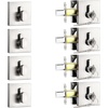 image:imageProbrico Satin Nickel Single Cylinder DeadboltKeyed One Side Deadbolt LockResidential Security Square Door Lock for Interior and Exterior2PackSatin Nickel