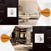 image:imageProbrico Satin Nickel Single Cylinder DeadboltKeyed One Side Deadbolt LockResidential Security Square Door Lock for Interior and Exterior2PackSatin Nickel