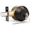 image:imageProbrico 3 Pack Keyed Alike Combo Packs Single Cylinder Deadbolts Brushed Nickel Keyway Keys Handleset 3 Keys AntiTheft Interioramp Exterior Door Hardware for Entrance Lock and Front GateOil Rubbed Bronze
