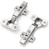 image:imageProbrico CHR093 105 Degree Soft Closing European Full Overlay Concealed Hinge with Mounting Plate1 Pair1