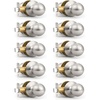 image:imageProbrico Closet Door Knob Brushed Nickel Passage Door Knob Without Key Interior Door Knob NoLocking Door Knob for Hallway 10 PackBrushed Nickel
