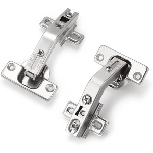 image:imageProbrico 135 Degree Open Caninet Hinges for Corner Folden Conbinet Door Nickel Plated Kitchen Cabient Hinges2 Pair4