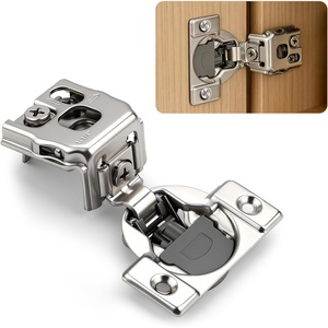image:imageProbrico 2 Pack 1 Pair 114 inch Overlay Soft Close Cabinet Hinges Hidden Door Hinge for Kitchen Cabinet Hinges Concealed Self Closing Face Frame for Cupboard Wardrobe 105 Degree Opening Angel20
