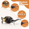 image:imageProbrico 2 Pack Wave Style Keyed Alike Entry Levers Exterior Interior Satin Nickel Keyed Door Handles with Lock and Same Keys Reversible for Right Left Handed DoorsOil Rubbed Bronze