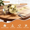 image:imageProbrico 2 Pack Wave Style Keyed Alike Entry Levers Exterior Interior Satin Nickel Keyed Door Handles with Lock and Same Keys Reversible for Right Left Handed DoorsPolished Brass