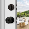 image:imageProbrico 3 Pack Entry Door Knob Set with Single Cylinder Deadbolt Combo Set Keyed Alike Brushed Nickel Door Knobs with Lock and Keys for Entrance Front DoorOil Rubbed Bronze