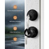 image:imageProbrico Black Keyed Alike Entry Knobs Front Door Locks Exterior Lockset and Single Cylinder Deadbolt Combination Set 2 PackBlack