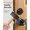 image:imageProbrico Black Keyed Alike Entry Knobs Front Door Locks Exterior Lockset and Single Cylinder Deadbolt Combination Set 2 PackOil Rubbed Bronze