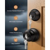 image:imageProbrico Black Keyed Alike Entry Knobs Front Door Locks Exterior Lockset and Single Cylinder Deadbolt Combination Set 2 PackOil Rubbed Bronze