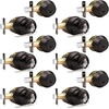 image:imageProbrico Brushed Nickel Door Knob and Single Cylinder Deadbolt Front Door Handle and Deadbolt Set Exterior Door Knob with Lock and Key 3Pack Keyed Alike ComboOil Rubbed Bronze