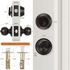 image:imageProbrico Brushed Nickel Door Knob and Single Cylinder Deadbolt Front Door Handle and Deadbolt Set Exterior Door Knob with Lock and Key 3Pack Keyed Alike ComboOil Rubbed Bronze