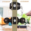 image:imageProbrico Brushed Nickel Door Knob and Single Cylinder Deadbolt Front Door Handle and Deadbolt Set Exterior Door Knob with Lock and Key 3Pack Keyed Alike ComboOil Rubbed Bronze