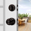 image:imageProbrico Brushed Nickel Door Knob and Single Cylinder Deadbolt Front Door Handle and Deadbolt Set Exterior Door Knob with Lock and Key 3Pack Keyed Alike ComboOil Rubbed Bronze