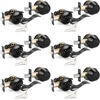 image:imageProbrico Entrance Door Lever Deadbolt Sets 3 Set Satin Nickel Exterior Entry Lever and Single Cylinder DeadboltKeyed Alike Combo Keyed Handleset Lockset Exteriorfor Front Door and Outside GateBlack