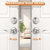 image:imageProbrico Entrance Door Lever Deadbolt Sets 3 Set Satin Nickel Exterior Entry Lever and Single Cylinder DeadboltKeyed Alike Combo Keyed Handleset Lockset Exteriorfor Front Door and Outside GateBrushed Nickel