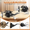 image:imageProbrico Entrance Door Lever Deadbolt Sets 3 Set Satin Nickel Exterior Entry Lever and Single Cylinder DeadboltKeyed Alike Combo Keyed Handleset Lockset Exteriorfor Front Door and Outside GateBlack