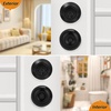 image:imageProbrico Entry Door Knob Lock Set and Double Cylinder Deadbolt Combination Set OilRubbed Bronze 3 Pack Keyed AlikeBlack