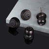 image:imageProbrico Flat Black Double Cylinder Handleset Combo Pack Keyed Alike Entry Knobs with Deadbolts Exterior Hardware for Outside Gate and Front Door 1 PackOil Rubbed Bronze