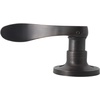 image:imageProbrico HalfDummy Door Levers Wave Style Oil Rubbed Bronze Door Locks HardwareLeft Handed 1 Pack