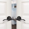 image:imageProbrico HalfDummy Door Levers Wave Style Oil Rubbed Bronze Door Locks HardwareLeft Handed 1 Pack