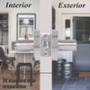 image:imageProbrico Heavy Duty Keyed Alike Entry Door Levers Entrance Door Locksets Satin Nickel Finished for Exterior Door and Front Door 5 Pack