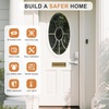 image:imageProbrico Keyless Entry Door Lock with Handle Smart Locks for Front Door Black Keypad Door Lock with Handle Fingerprint Lock Electronic Keypad Deadbolt Lever App Control Auto LockSatin Nickel