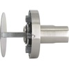image:imageProbrico Modern Dummy Door Levers Single Door Handle Satin Nickel Finish RightLeft Handed