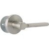 image:imageProbrico Modern Dummy Door Levers Single Door Handle Satin Nickel Finish RightLeft Handed