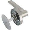 image:imageProbrico Modern Dummy Door Levers Single Door Handle Satin Nickel Finish RightLeft Handed