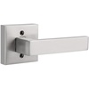 image:imageProbrico NonTurning HalfDummy Lever in Satin Nickel Stainless Steel Square Bar Single Dummy Lever Heavy Duty Handle for Closet Balcony Pantry or French DoorsExposed Screws 1 PackBrushed Nickel