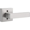 image:imageProbrico NonTurning HalfDummy Lever in Satin Nickel Stainless Steel Square Bar Single Dummy Lever Heavy Duty Handle for Closet Balcony Pantry or French DoorsExposed Screws 1 PackBrushed Nickel