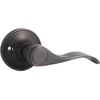 image:imageProbrico RightHanded HalfDummy Levers in Satin Nickel Finish Interior Wave Style Single Side NonFunctioning Door Handles for Closets 2 PackOil Rubbed Bronze