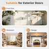 image:imageProbrico Smart Fingerprint Door Lock for Front Door Electronic Entry Door Lock Deadbolt with Knob Set Door Knob with Smart Keypad Deadbolt Lock Auto Lock App BlackFlat Black