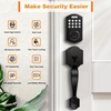 image:imageProbrico Smart Keyless Entry Door Lock Smart Locks for Front Door Keypad Door Lock with Handle Fingerprint Deadbolt with Handle