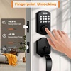 image:imageProbrico Smart Keyless Entry Door Lock Smart Locks for Front Door Keypad Door Lock with Handle Fingerprint Deadbolt with Handle