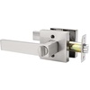 image:imageProbrico Square Keyed Alike Entry Levers Satin Nickel Heavy Duty Entrance Levers Door Locks Reversible Rectangle Levers for RightLeft Handed Doors 2 PackBrushed Nickel