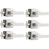 image:imageProbrico Square Keyed Alike Entry Levers Satin Nickel Heavy Duty Entrance Levers Door Locks Reversible Rectangle Levers for RightLeft Handed Doors 2 PackBrushed Nickel
