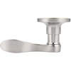 image:imageProbrico Wave Style Left Handle Dummy Levers Left Handed Door Knobs Satin Nickel Finish3 Pack