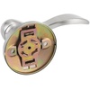 image:imageProbrico Wave Style Left Handle Dummy Levers Left Handed Door Knobs Satin Nickel Finish3 Pack