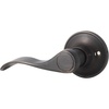 image:imageProbrico HalfDummy Door Levers Wave Style Oil Rubbed Bronze Door Locks HardwareLeft Handed 1 Pack