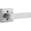 image:imageProbrico NonTurning HalfDummy Lever in Satin Nickel Stainless Steel Square Bar Single Dummy Lever Heavy Duty Handle for Closet Balcony Pantry or French DoorsExposed Screws 1 PackBrushed Nickel