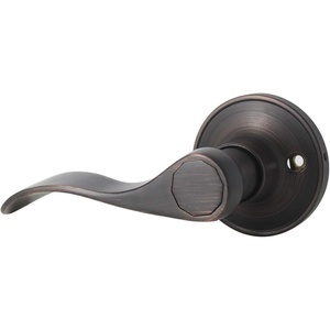image:imageProbrico HalfDummy Door Levers Wave Style Oil Rubbed Bronze Door Locks HardwareLeft Handed 1 Pack